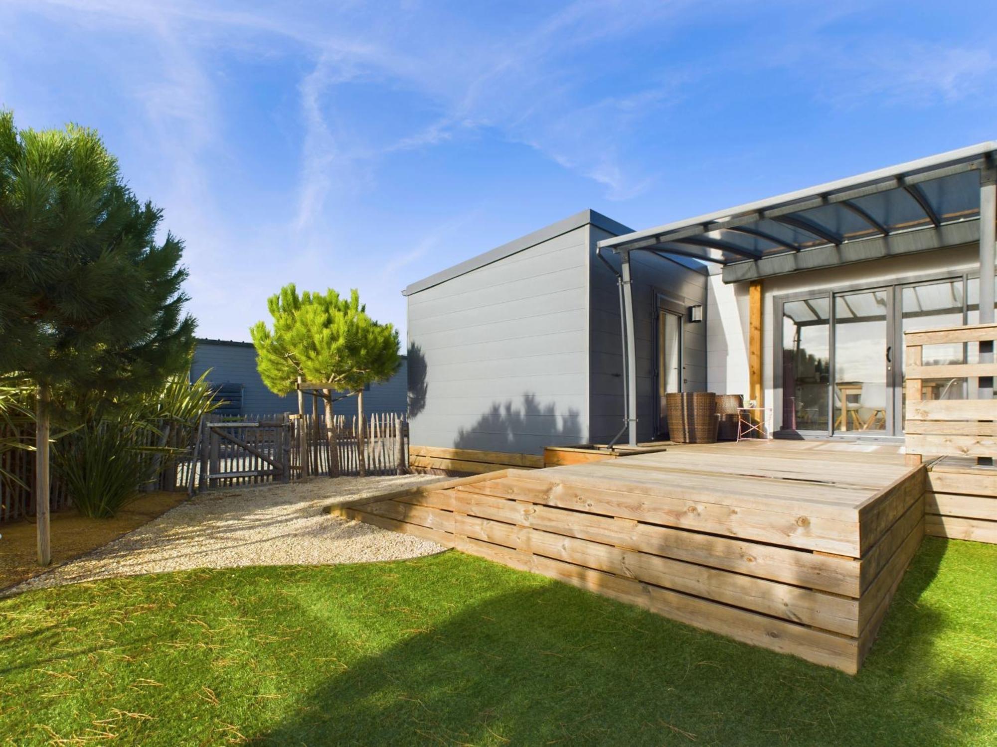 Beau Chalet Pour 4 Pers - Acces Piscine Chauffee Bretignolles-sur-Mer Exterior photo