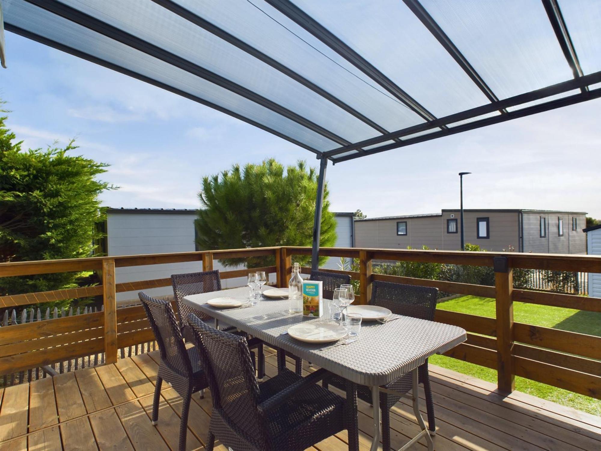 Beau Chalet Pour 4 Pers - Acces Piscine Chauffee Bretignolles-sur-Mer Exterior photo