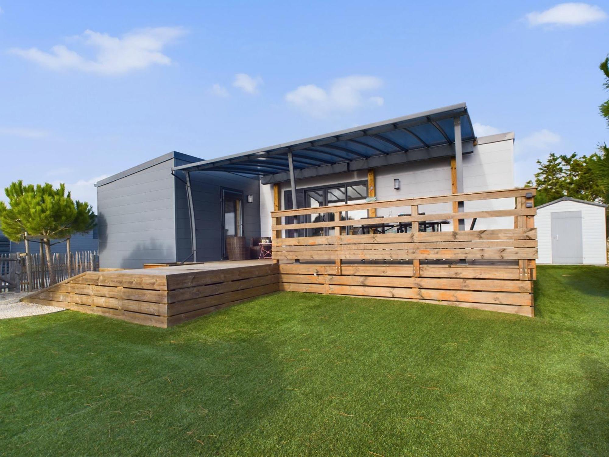 Beau Chalet Pour 4 Pers - Acces Piscine Chauffee Bretignolles-sur-Mer Exterior photo